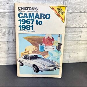 Chilton's Repair and‎ Tune-Up Guide: Camaro, 1967-1981 Paperback